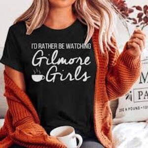 Black Gilmore Girls Graphic Tee - Women Top | Size M